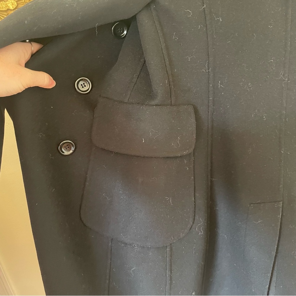 Ermanno Scervino Double-Breasted Wool Peacoat - size 38 - EUC - Picture 3 of 6